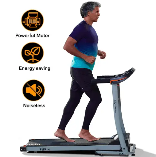 Lifelong Fitpro Manual Incline Motorized Treadmill for home